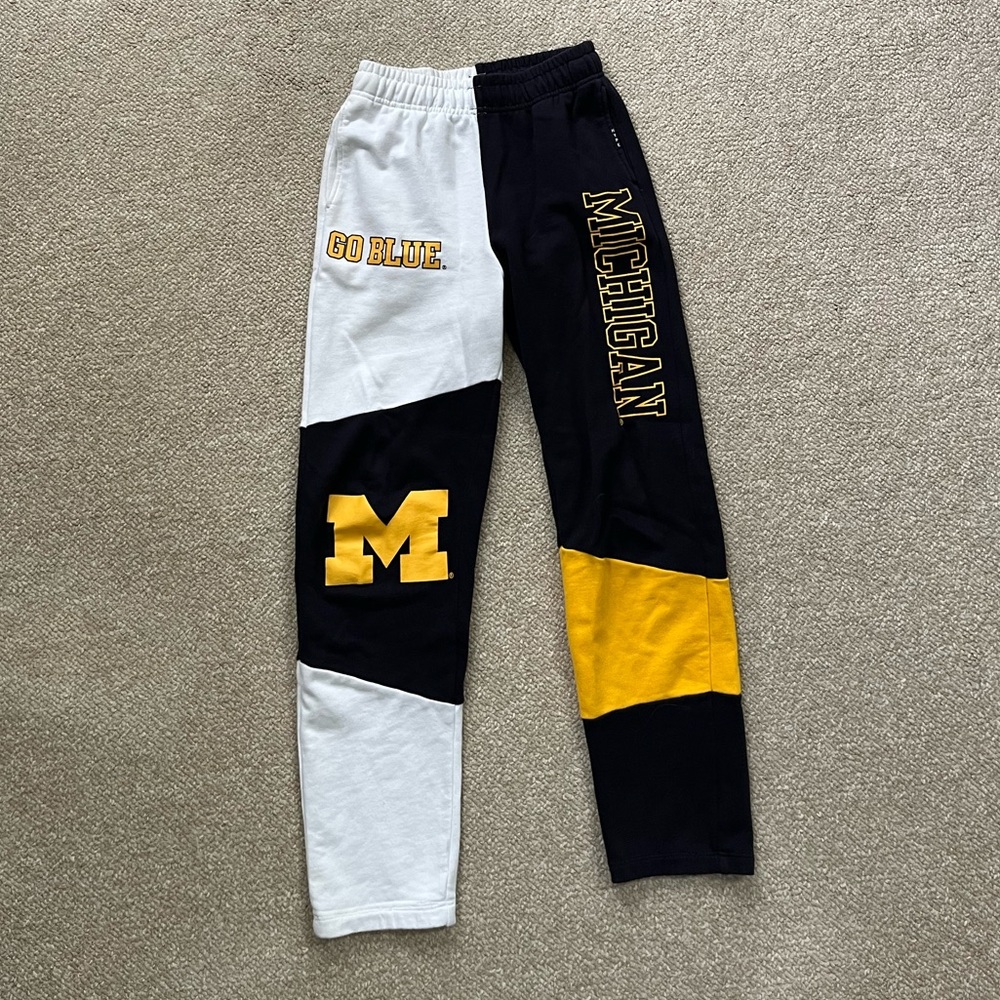 Women’s University of Michigan Colorblock Sweatpants